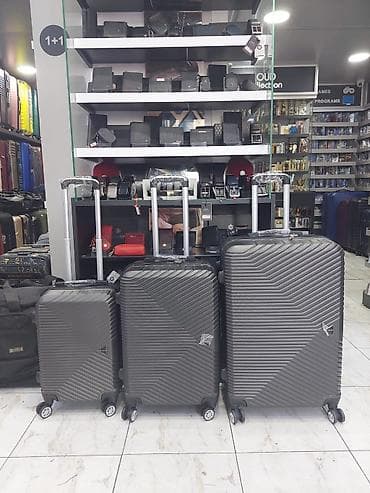 dart: Sərt korpuslu səyahət çamadanları – 3-lü dəst - Material: zərbəyə — 1