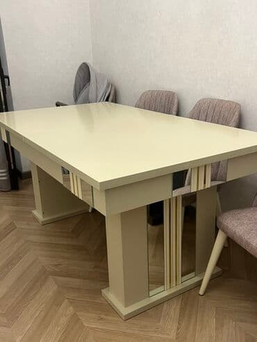 mətbəx masası: Mətbəx masası, Açılan, MDF, Dördbucaq masa — 1