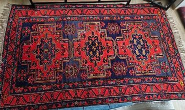 i̇kinci el: Qədimi əl xalçalarıdır, özümündür. Birinci xalça 124*240 ; ikinci xalı — 2