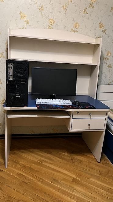 fırlanan stollar: Oğlan və qız üçün, Yazı masası, Dolab, 2 tumba — 7