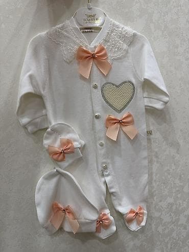 Bodi: Uşaq dəsti, Qız üçün, 0 - 3 ay — 2