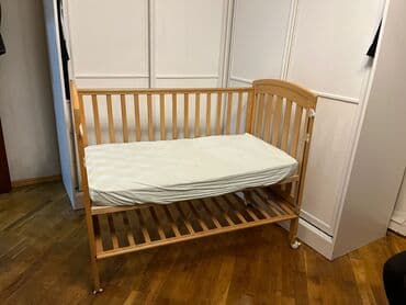 Sifarişlə mebel: Oğlan və qız üçün, Yeni, Dördbucaq, Beşik, Dəstsiz, Matras ilə, Yellənmə mexanizmsiz — 2