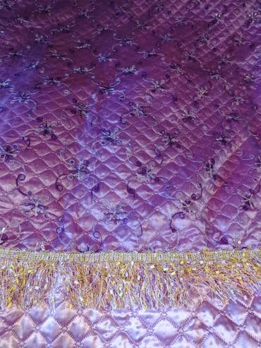 yatağ desdi: Yataq üçün Yeni Qaşlı rəng - Bənövşəyi Yataq örtüyü, Pulsuz çatdırılma — 1