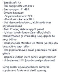 atlant soyuducu servis: İşlənmiş 2 qapılı Samsung Soyuducu Satılır, rəng - Gümüşü — 5