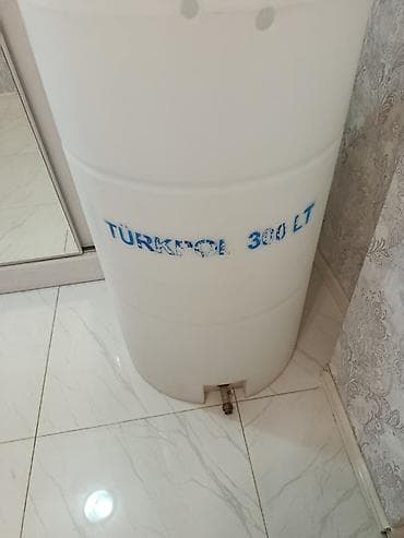 Türkpol 300 LT su çəni - Həcm: 300 litr - Material: qalın divarlı