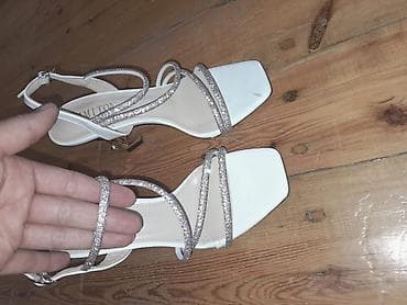 sendel: YSL, Ölçü: 36, rəng - Ağ, Yeni — 6