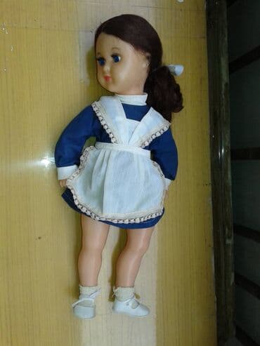 işlenmiş maşınlar: Куклы(SSSR). Комплект "Кукла - школьница с кроватью и стульями" — 3