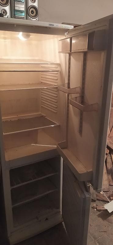 iphone x barter var: İşlənmiş 2 qapılı Atlant Soyuducu Satılır, rəng - Ağ — 3