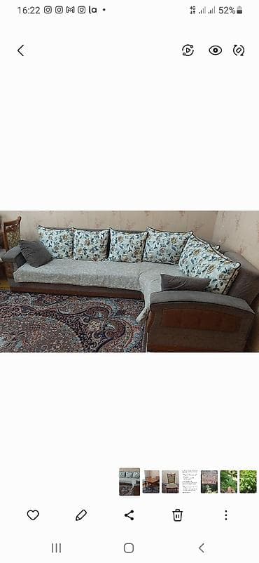 Divan, İşlənmiş, Açılan, Bazalı, Parça, Çatdırılma yoxdur