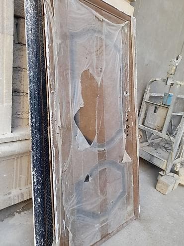 ucuz qapi: Dəmir giriş qapısı - Material: möhkəm metal karkas, ön tərəfi — 2