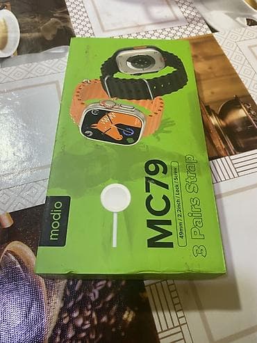 m17 plus apple watch: Yeni, Smart saat, Modio, Sensor ekran, rəng - Boz — 1