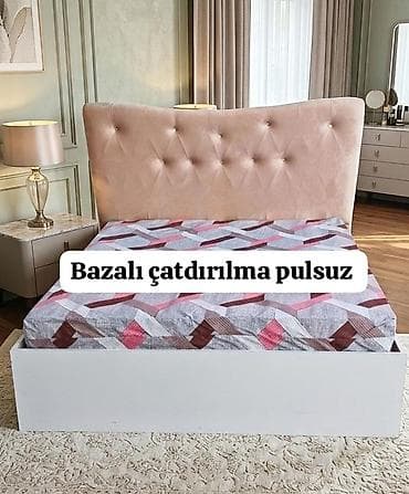 İşlənmiş, İkinəfərlik çarpayı, Bazalı