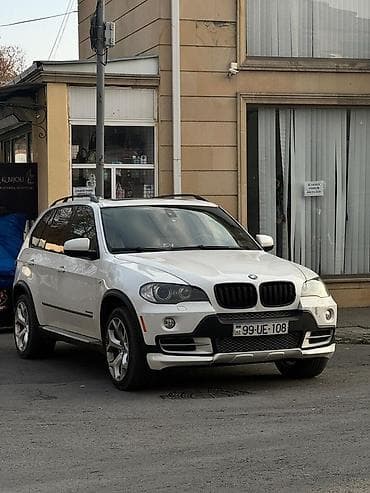 transit satış: BMW X5 (E70) ağ rəngli SUV - Kuzov: E70, ağ rəng, M‑paket üslublu — 2