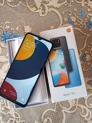 philips xenium 9@9d: Redmi 10C, 64 GB, rəng - Mavi, Sensor, İki sim kartlı, Barmaq izi — 7