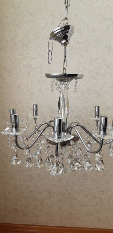 Çılçıraq, 8 lampa, Metal