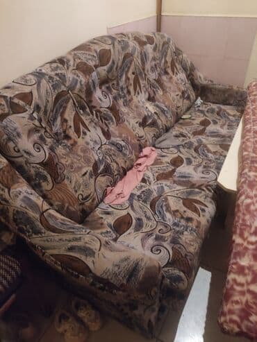 спальная мебель в баку цены: Диван, Б/у, Нераскладной, Без подьемного механизма, Ткань, Нет доставки — 2