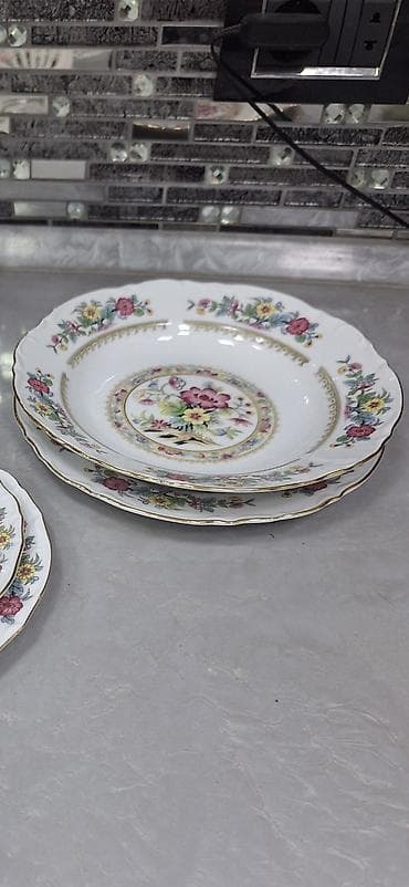 plates idman novu: Boşqablar, rəng - Ağ, Farfor — 1