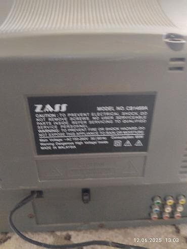 pianer dinamik: ZASS kineskop televizor + NEOSAT DVB-S peyk qəbuledicisi — 3