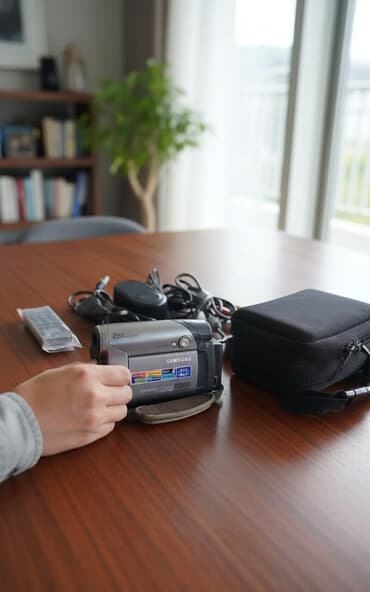 i̇phone 16 pro max qiyməti: Gencededir İslekdir .Samsung Digital Cam DVD Videokamera dəsti real — 1