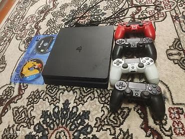plastesin 4: PlayStation 4 Slim oyun konsolu paketi Məzmun: - PS4 Slim konsol — 1
