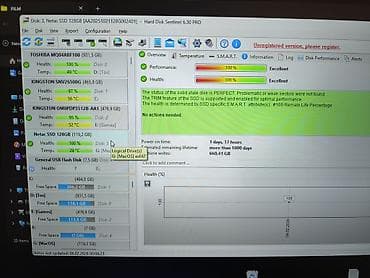 modio m19 tablet: Daxili SSD disk Netac, 120 GB, 2.5" — 4