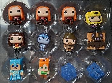 oyuncaq matorlari: Funko Pop və oyun temalı mini fiqurlar seti - Ümumi 12 ədəd mini — 1