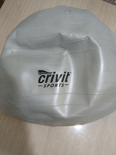 фитнес: Crivit Sports fitnes/topu (gym ball), gümüşü rəng. 120 kq çəki — 5