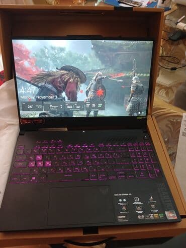 netbuk: İşlənmiş ASUS TUF Gaming, 15.6 ", AMD Ryzen 7, 512 GB, Ünvandan götürmə — 1