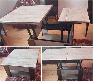 Jurnal masası, İşlənmiş, Transformer, Kvadrat masa