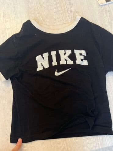 kofta modelleri 2022: Futbolka, Nike, M, rəng - Qara — 1