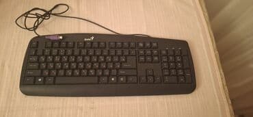 Адаптеры питания для ноутбуков: Genius marka, qara rəngli QWERTY klaviatura, multimedia funksiyaları — 1