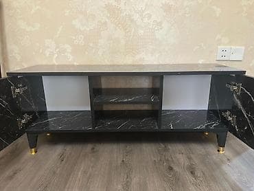 Mebel dəsti – TV stendi və jurnal masası - Üslub: müasir/loft. Üst