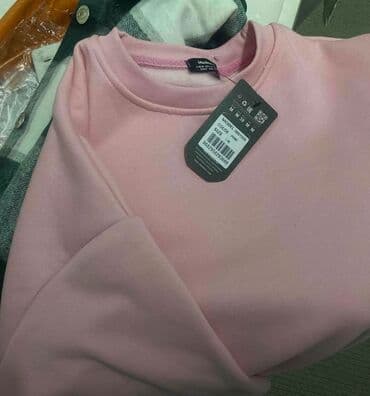 женские свитшоты с принтом: Толстовка, L, цвет - Розовый — 2