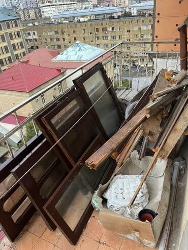 Reykalar, taxtalar: Taxta qapı və pəncərə hissələri – təmir və ya layihələr üçün - — 1