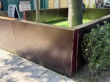 Açıq hava məkanı üçün taxta bölmə-panellər 16 ededdir ededi 50 azndir — 1