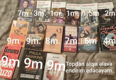 Romanlar və klassikalar, kitabların əksəriyyəti 1 dəfə oxunub və