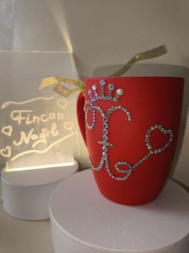 hərflərin bəzəkli yazılışı: Fincanlar, Keramika, 1 əd — 6