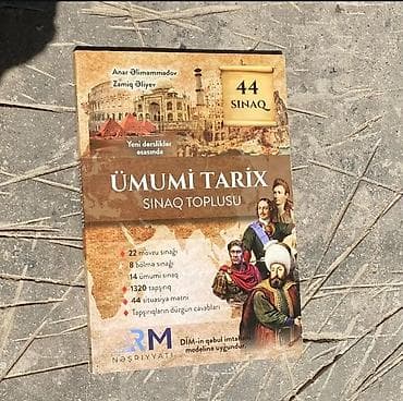 Kitablar və jurnallar: RM Nəşriyyatı – Sınaq Topluları (Tarix) Kitablar ƏLA vıziyyətdədir — 3