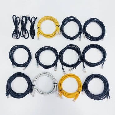 kompütür: Lan (Ethernet RJ45) Kabellər SAYLA ALANA VƏ USTALARA TOPDAN QİYMƏTLƏ — 7