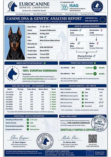 pudel itleri: Doberman, 1 il, Erkək, Cütləşmə üçün — 2