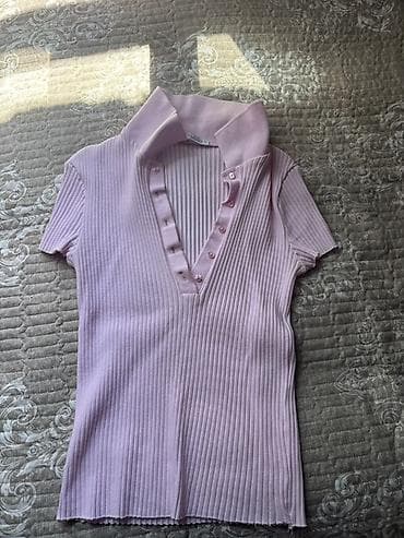 Мужская одежда: Мужское поло, Zara, S, цвет - Розовый — 1