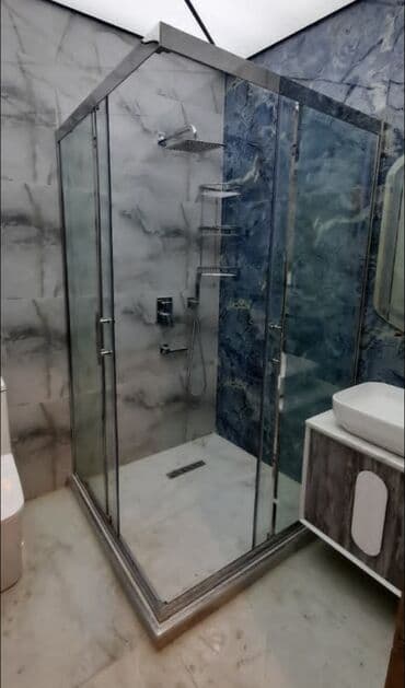 trap hamam: Şüşə Duş Kabinləri – müasir vanna otaqları üçün estetik və funksional — 1