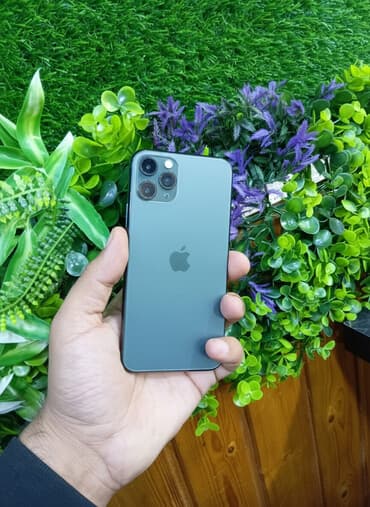 IPhone 11 Pro, 64 GB, Matte Midnight Green, Face ID lalafo.az -da IPhone 11 Pro, 64 GB, Matte Midnight Green, Face ID