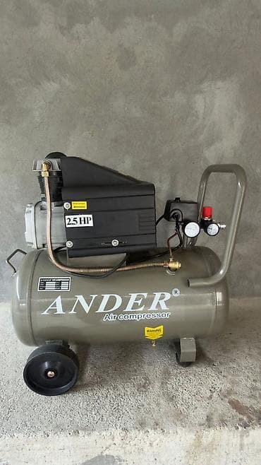 ANDER Air Compressor – 2.5 HP Təcili satılır Yenidi 50 litirlikdi