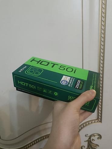 redmi note 9 qiymet: Infinix HOT 50i, 256 GB, rəng - Mavi, Sensor — 7