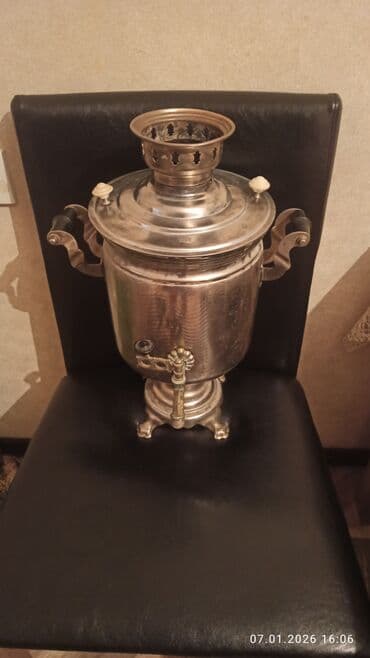 Klassik metal samovarlar — kolleksiya və istifadəyə uyğun Təsvir: - lalafo.az -da Klassik metal samovarlar — kolleksiya və istifadəyə uyğun Təsvir: -