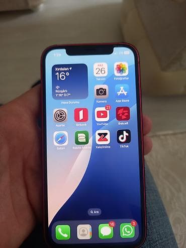 lalafo az ucuz tap soyuducular: IPhone 12, 64 GB, Qırmızı, Face ID — 1