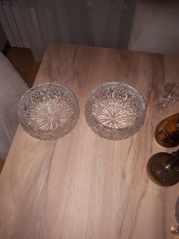 Аксессуары для кухни: YENİ!!! -TƏMİZ XRUSTAL MEYVƏ QABILARI (İki cüt - sovet dövrünə — 2