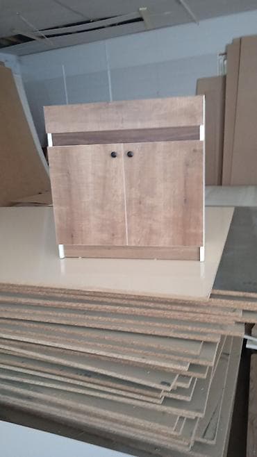 Ev üçün mebel: (Moyka) Mebel dolabı – kompakt iki qapılı model - Material — 1