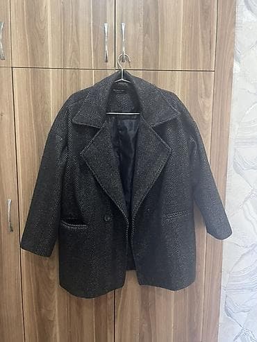 herbi geyimi: Hestow Vilo markalı qadın palto - Rəng: tünd boz/qarışıq, xırda — 2